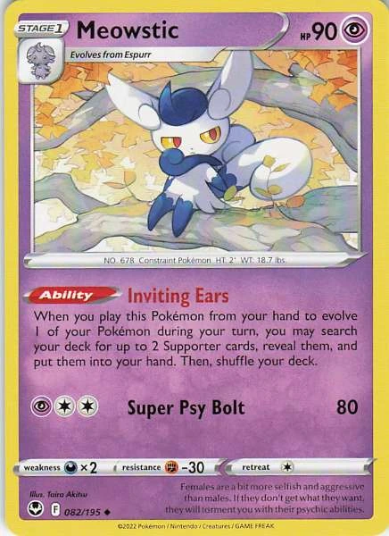 Meowstic - Silver Tempest #082/195