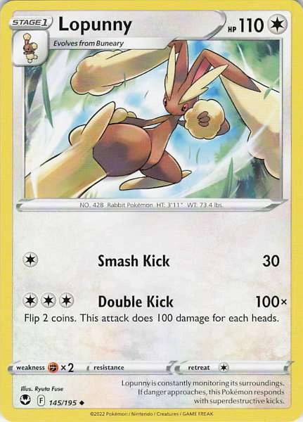 Lopunny - Silver Tempest #145/195
