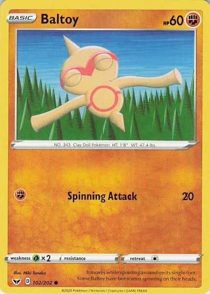 Baltoy - Sword & Shield #102/202