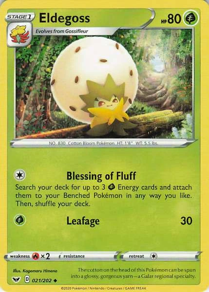Eldegoss - Sword & Shield Base Set #021/202