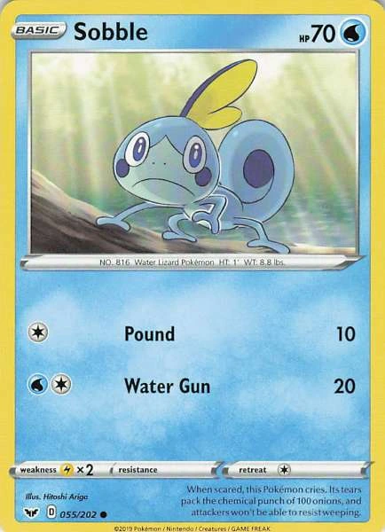 Sobble - Sword & Shield Base Set #055/202