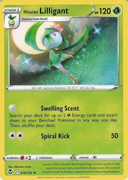 Hisuian Lilligant - Silver Tempest #010/195