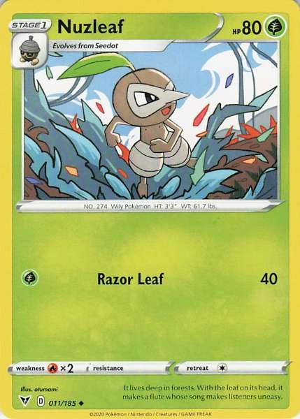 Nuzleaf - Vivid Voltage #011/185