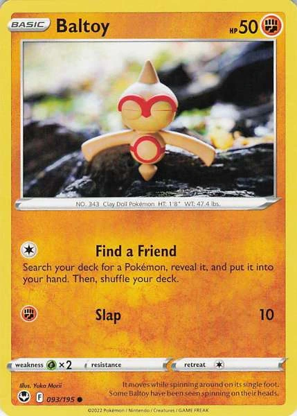 Baltoy - Silver Tempest #093/195