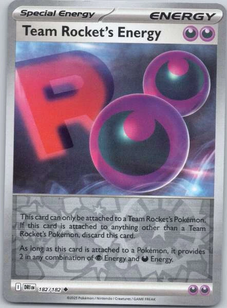 Team Rocket's Energy - Destined Rivals #182/182