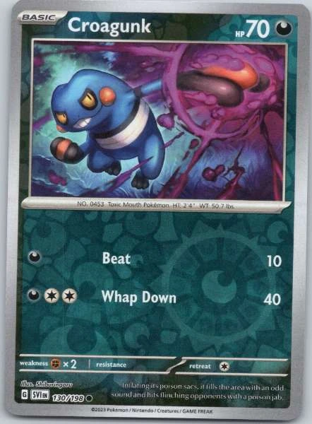 Croagunk - Scarlet & Violet #130/198