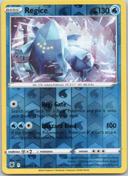 Regice - Astral Radiance #037/189
