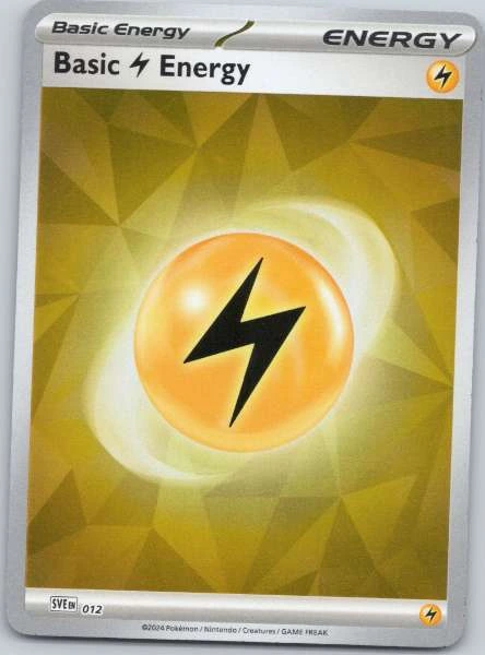 Basic Lightning Energy - Scarlet & Violet Energies #012
