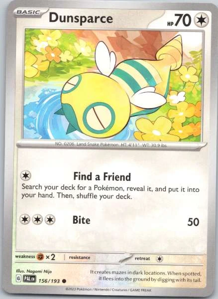 Dunsparce - Paldea Evolved #156/193