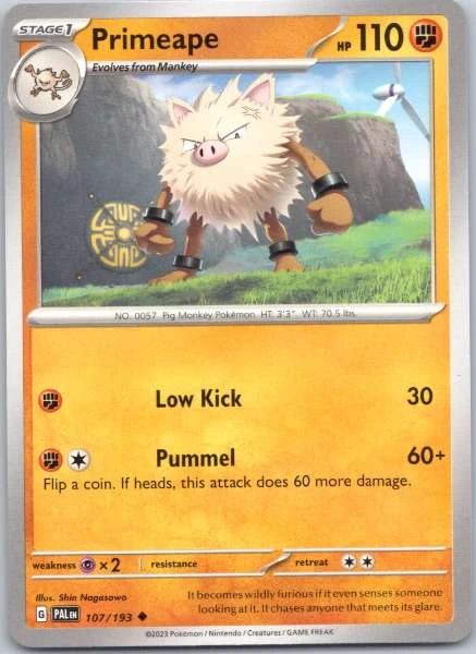 Primeape - Paldea Evolved #107/193