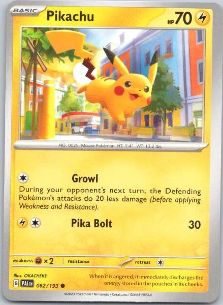 Pikachu - Paldea Evolved #062/193