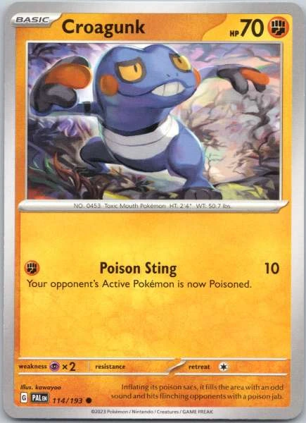 Croagunk - Paldea Evolved #114/193
