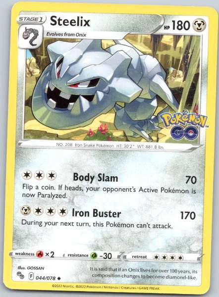 Steelix - Pokemon GO #044/078