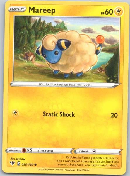 Mareep - Darkness Ablaze #055/189