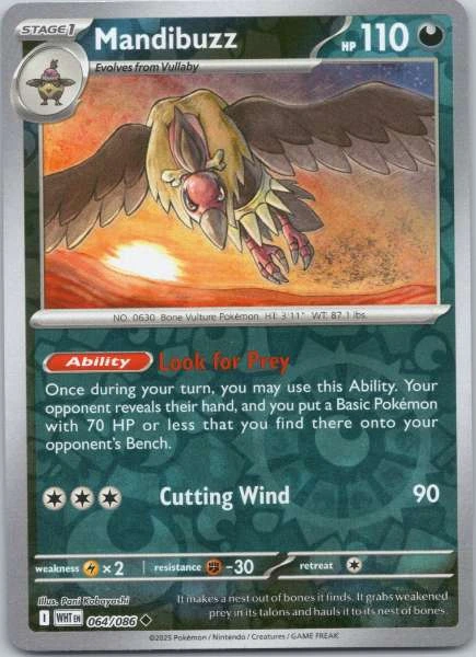 Mandibuzz - White Flare #064/086