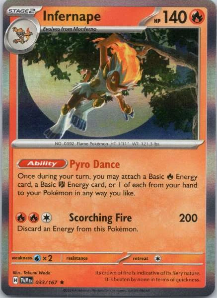 Infernape - Twilight Masquerade #033/167