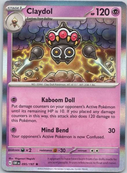 Claydol - Obsidian Flames #095/197