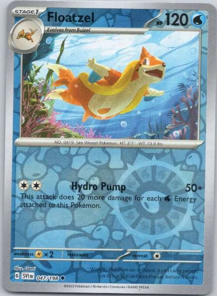 Floatzel - Scarlet & Violet #047/198