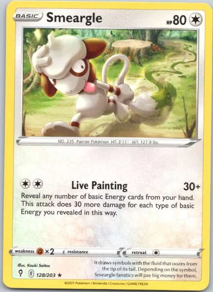 Smeargle - Evolving Skies #128/203