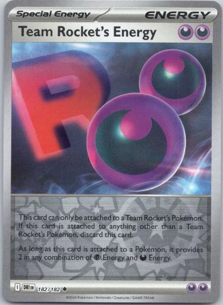 Team Rocket's Energy - Destined Rivals #182/182