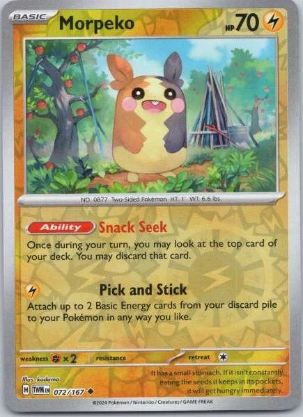 Morpeko - Twilight Masquerade #072/167