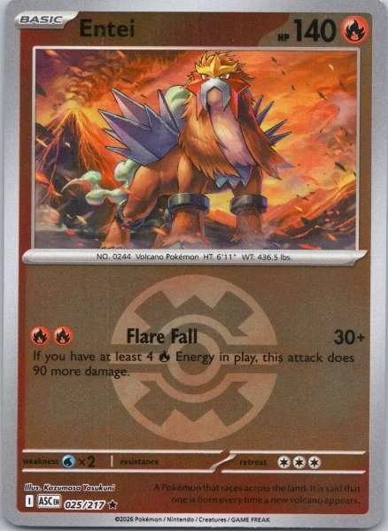 Entei - Ascended Heroes #025/217