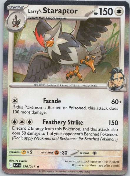Larry's Staraptor - Ascended Heroes #170/217