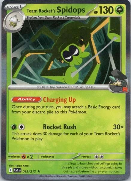 Team Rocket's Spidops - Ascended Heroes #019/217