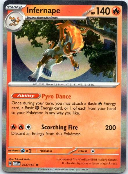 Infernape - Twilight Masquerade #033/167