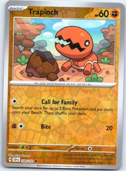Trapinch - Surging Sparks #104/191
