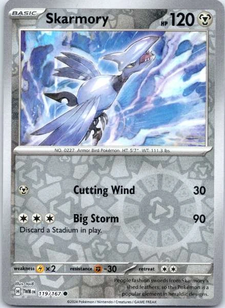 Skarmory - Twilight Masquerade #119/167