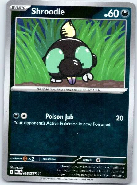 Shroodle - Mega Evolution #091/132