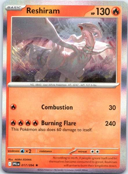 Reshiram - Phantasmal Flames #017/094