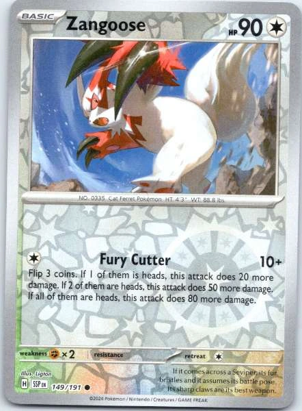 Zangoose - Surging Sparks #149/191