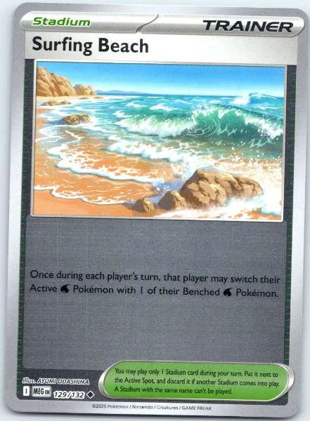 Surfing Beach - Mega Evolution #129/132