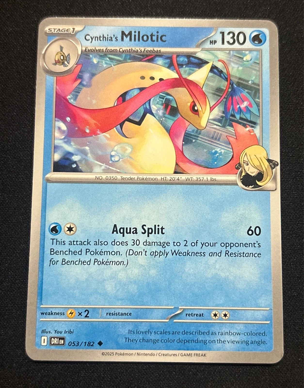Cynthia's Milotic - Destined Rivals #053/182