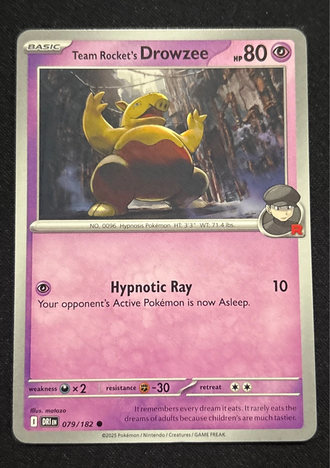 Team Rocket's Drowzee - Destined Rivals #079/182
