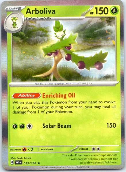 Arboliva - Scarlet & Violet Base Set #023/198