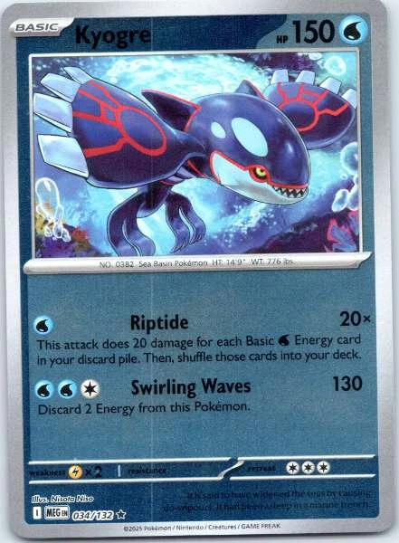 Kyogre - Knockout Collection #034/132