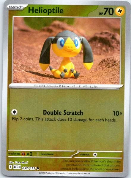 Helioptile - Mega Evolution #052/132