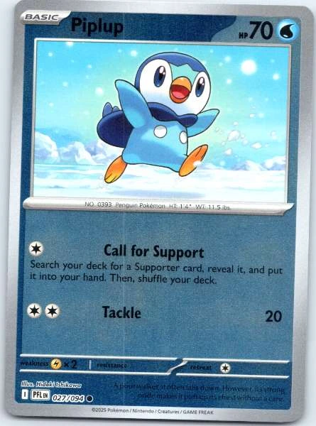 Piplup - Phantasmal Flames #027/094