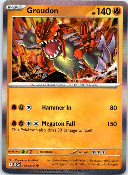 Groudon - Ascended Heroes #108/217
