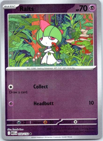 Ralts - Mega Evolutions #058/132