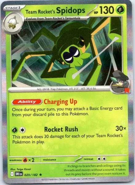 Team Rocket's Spidops - Destined Rivals #020/182