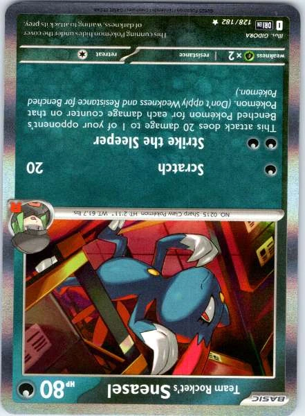 Team Rocket's Sneasel - Destined Rivals #128/182