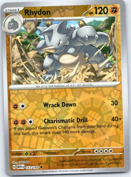 Rhydon - 151 #112/165