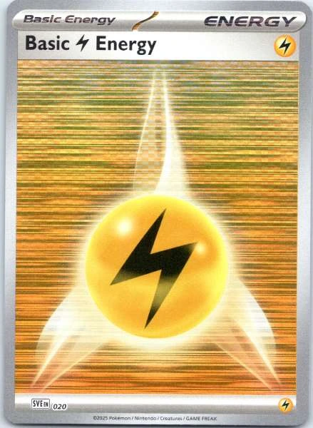 Basic Lightning Energy - Scarlet & Violet Energies #020