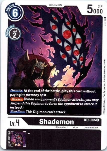 Shademon - Battle of Omni #BT5-065