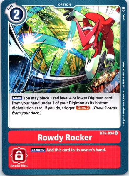 Rowdy Rocker - Battle of Omni #BT5-094