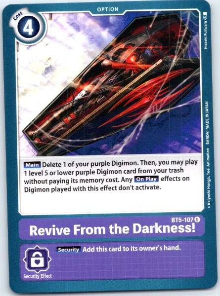 Revive From the Darkness! - Battle of Omni #BT5-107